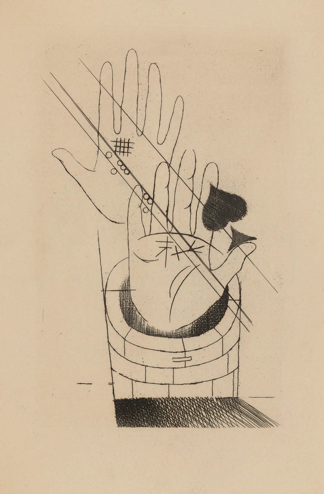 La Tzigane av Louis Marcoussis