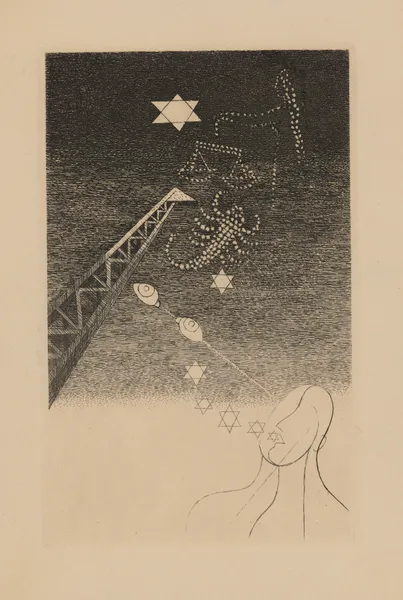 Les Fiançailles av Louis Marcoussis