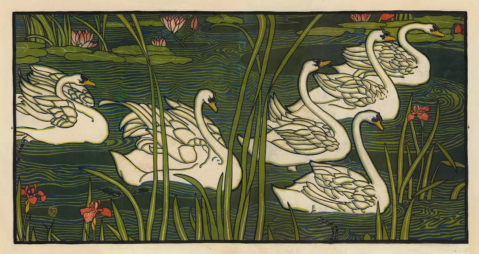 Cygnes av Louis Rhead