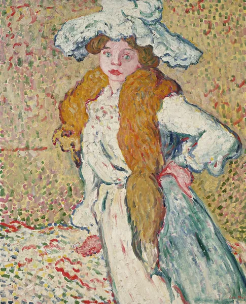 Portrait de Madame Valtat av Louis Valtat