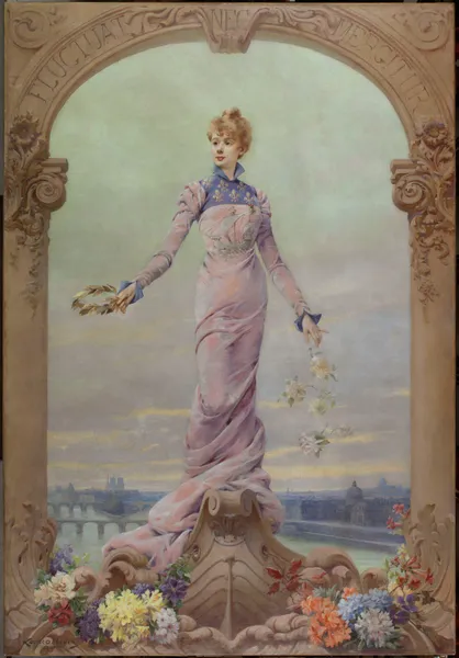 Allégorie de la Ville de Paris av Louise Abbéma