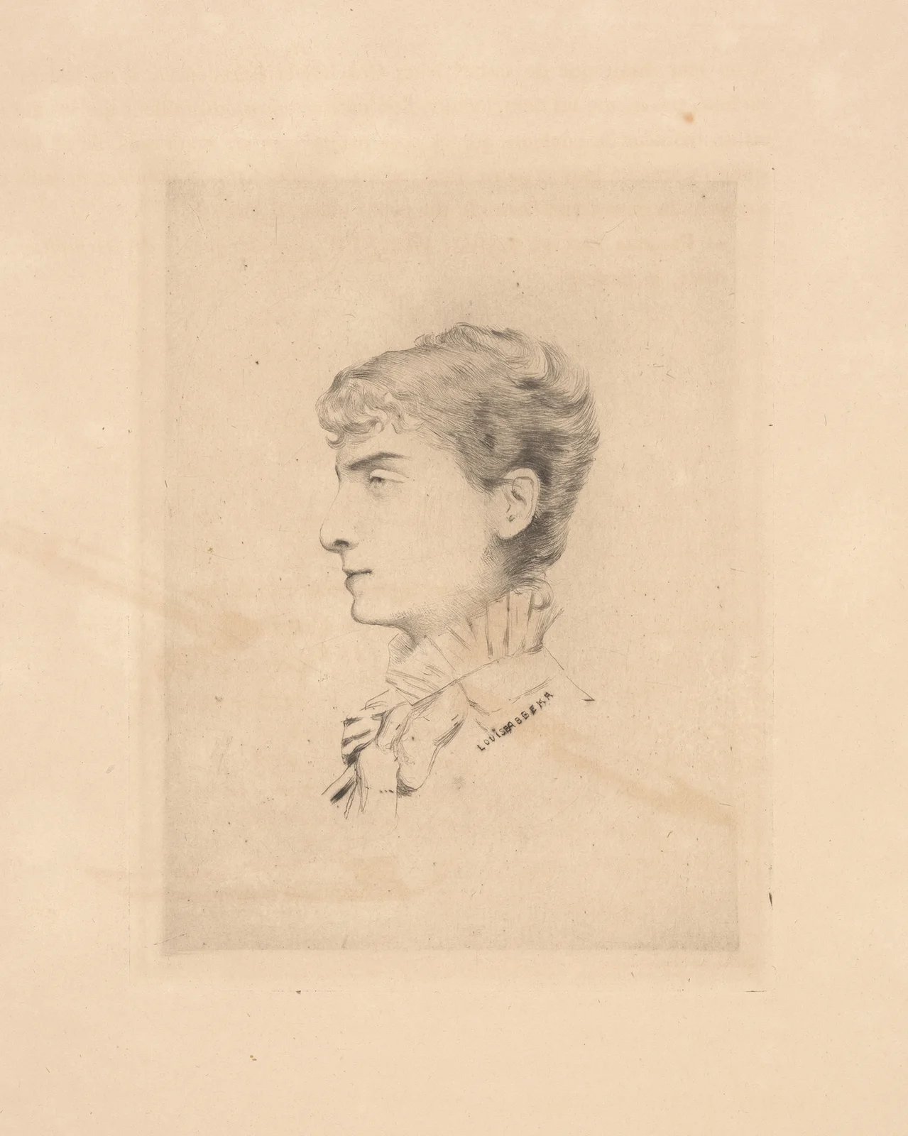 Blanche Barretta av Louise Abbéma