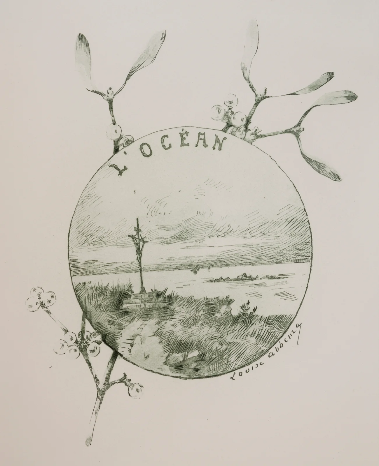 L’Océan av Louise Abbéma