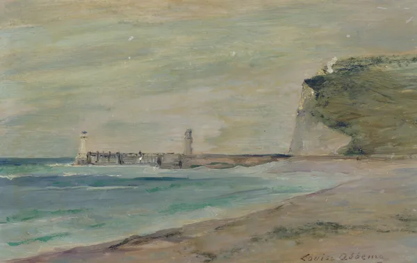 Paysage de plage, Fécamp av Louise Abbéma