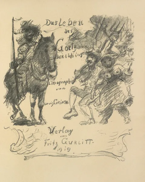 Das Leben des Götz von Berlichingen Pl.02 av Lovis Corinth