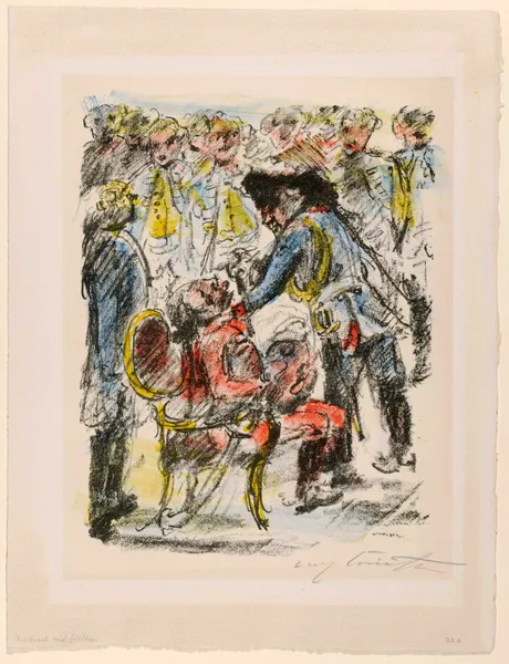 Der Alte Fritz Und Der Alte Ziethen ‘bleibe Er Nur Ruhig Sitzen’ av Lovis Corinth