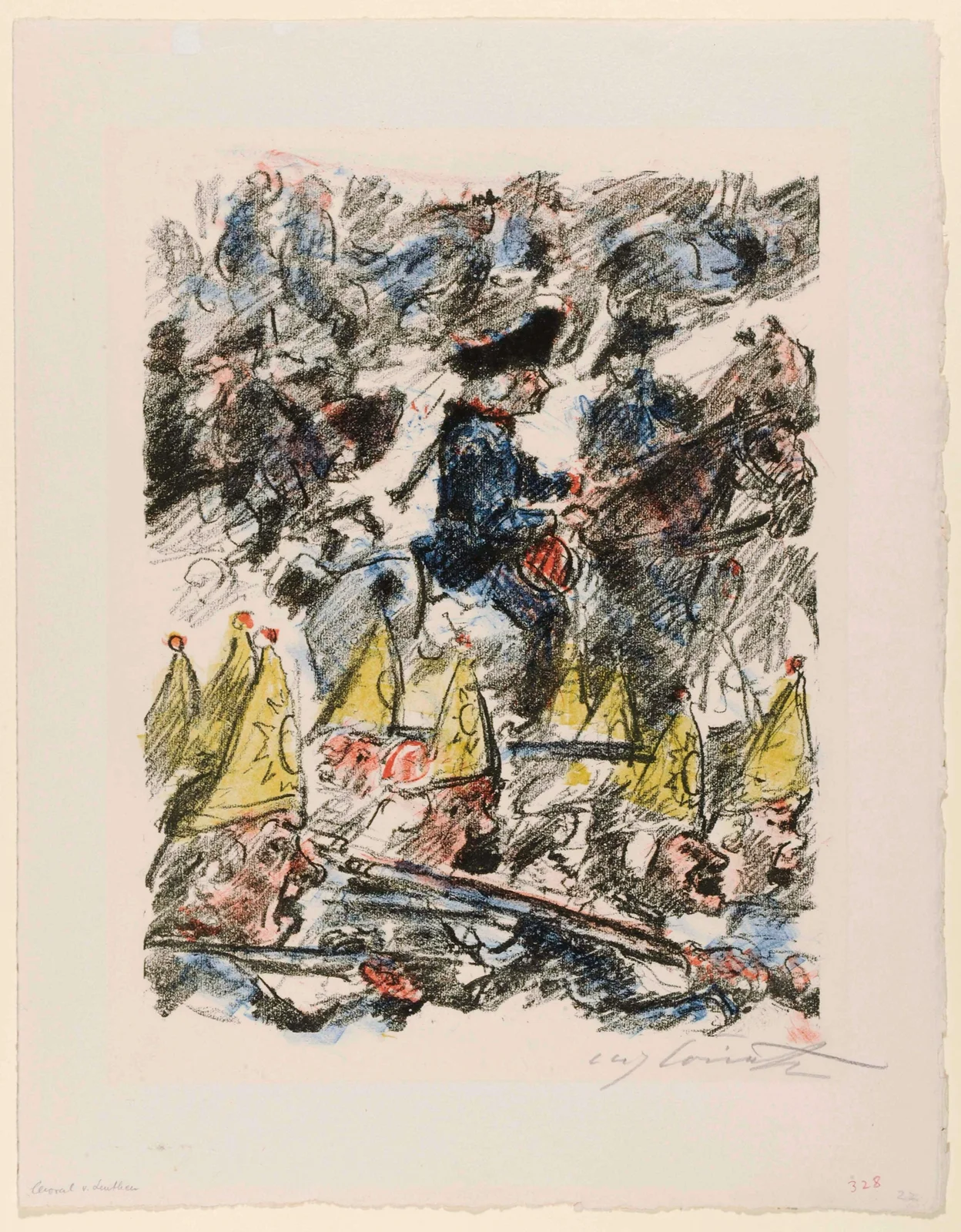 Der König Bei Leuthen av Lovis Corinth