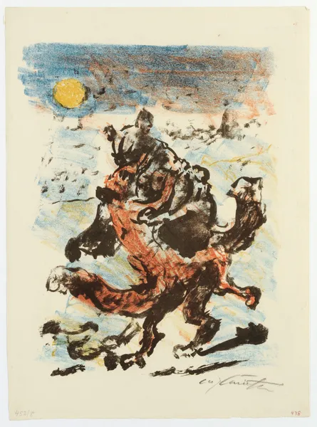 Isegrims Gattin Giremund Gibt Sich Reinecke Hin av Lovis Corinth