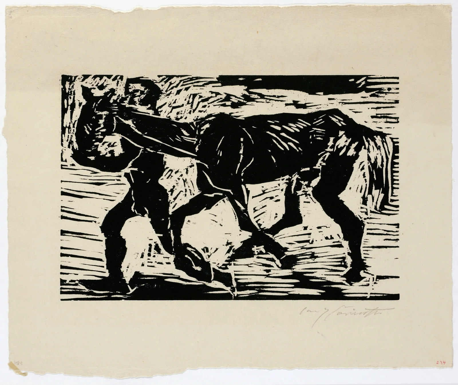 Mann Und Pferd av Lovis Corinth