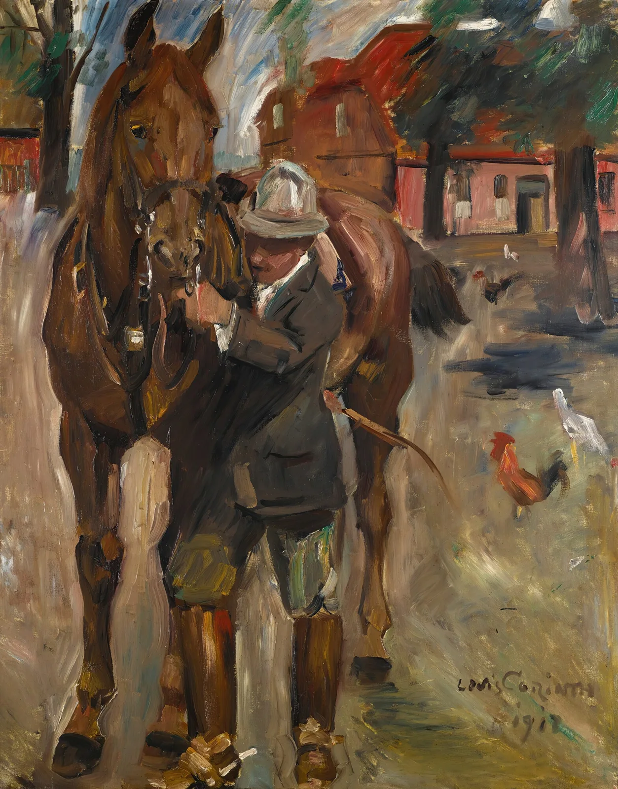 Setting out for a ride av Lovis Corinth