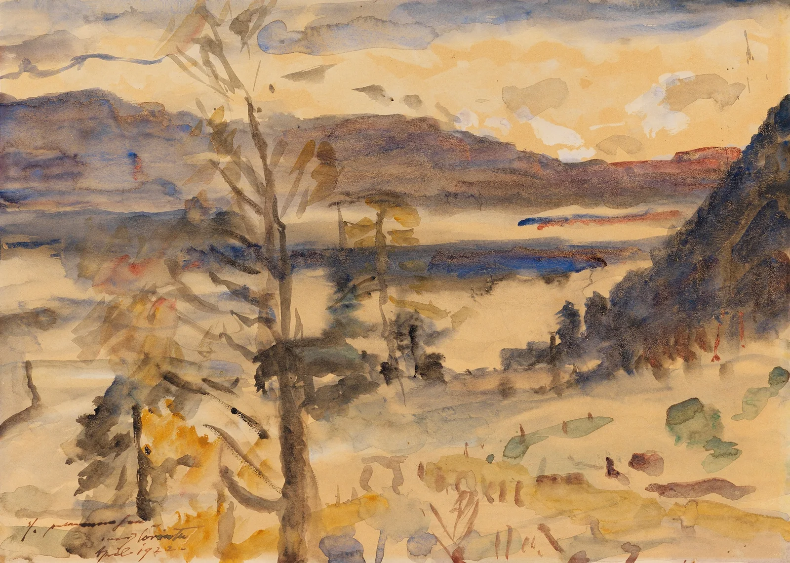 Walchensee Landschaft av Lovis Corinth