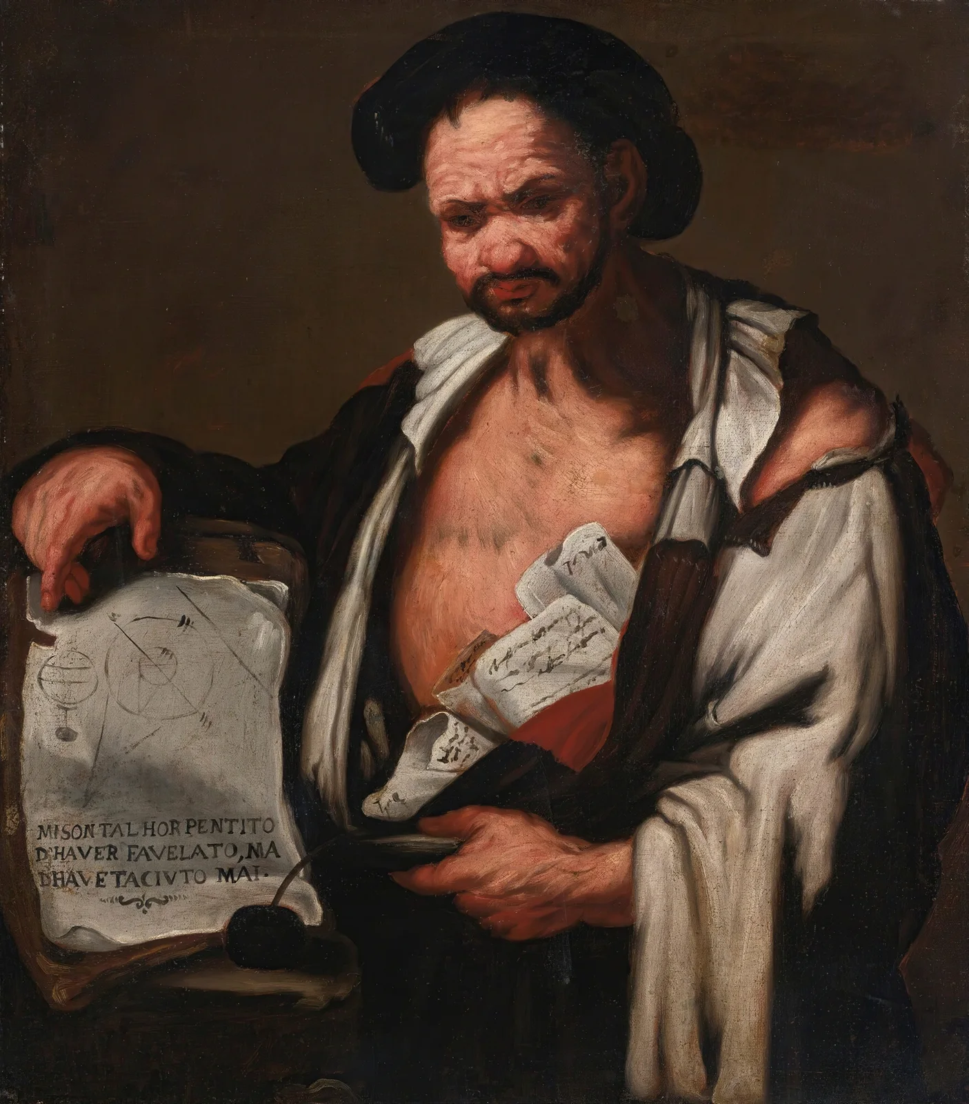 Democratus av Luca Giordano