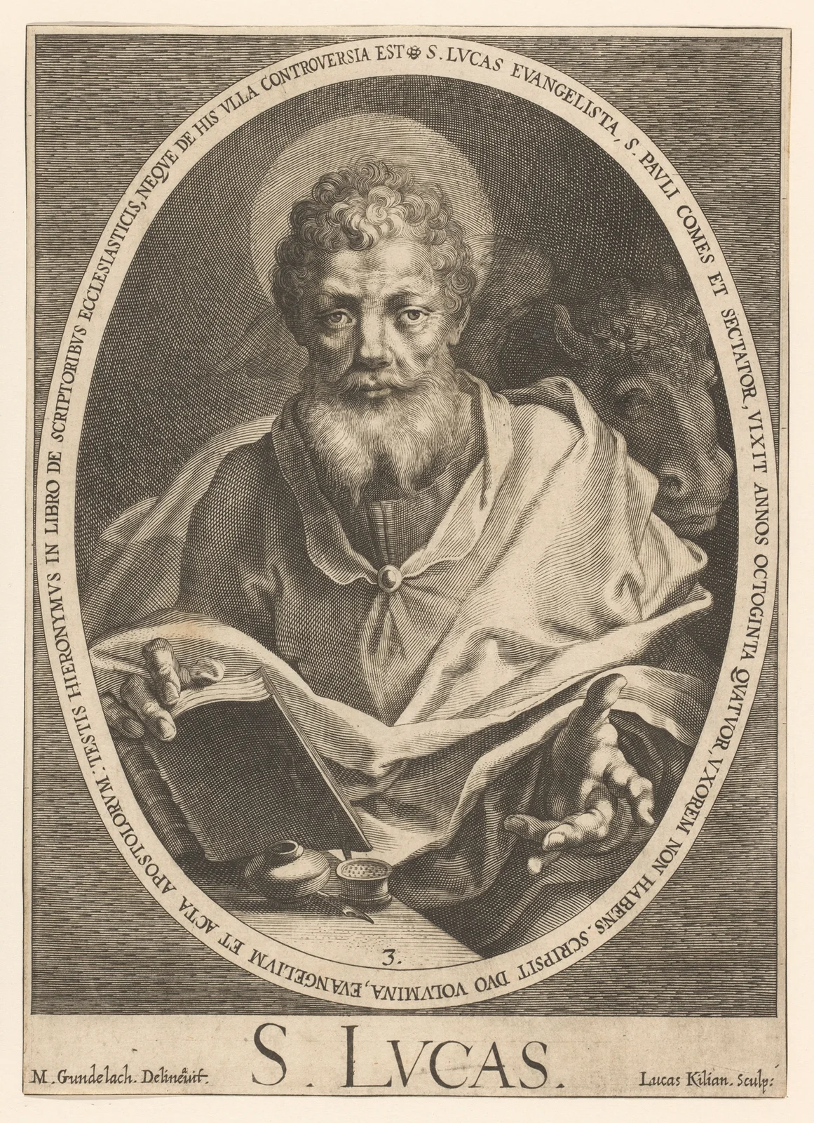 St. Luke av Lucas Kilian