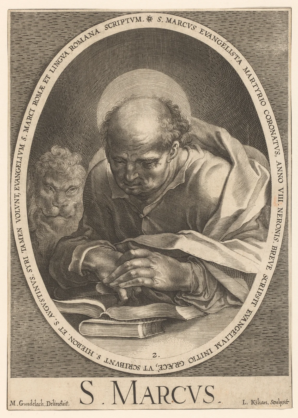 St Mark av Lucas Kilian