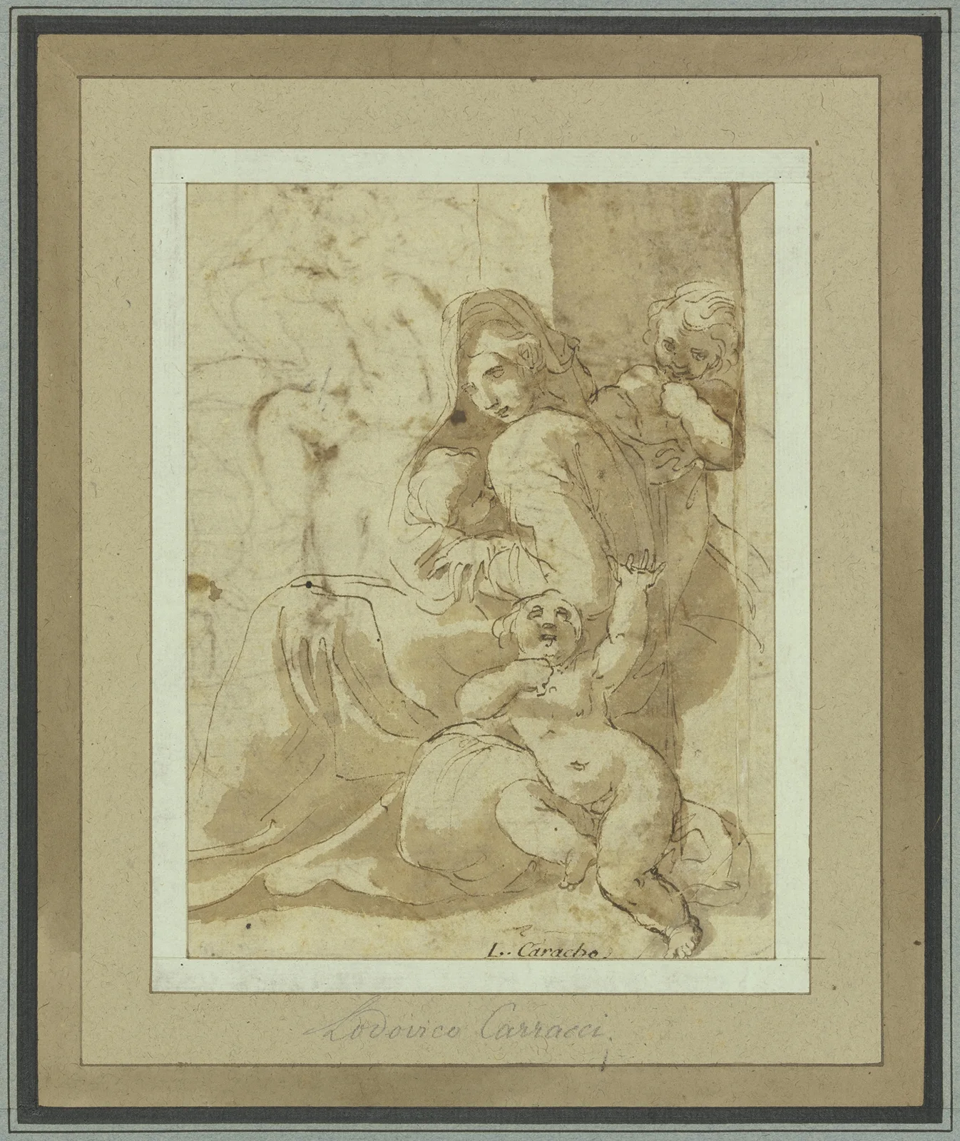 Caritas av Ludovico Carracci