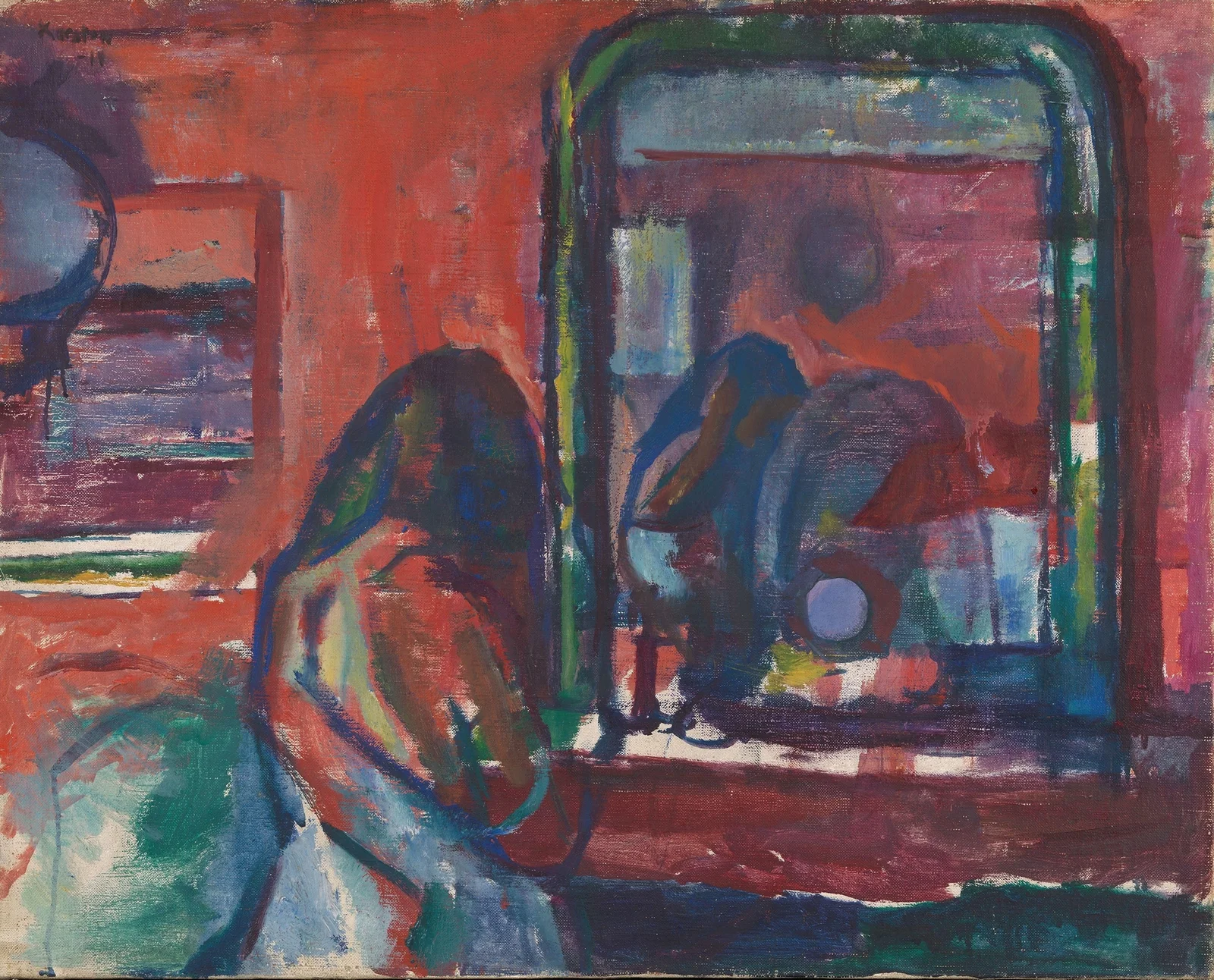 At the Mirror av Ludvig Karsten