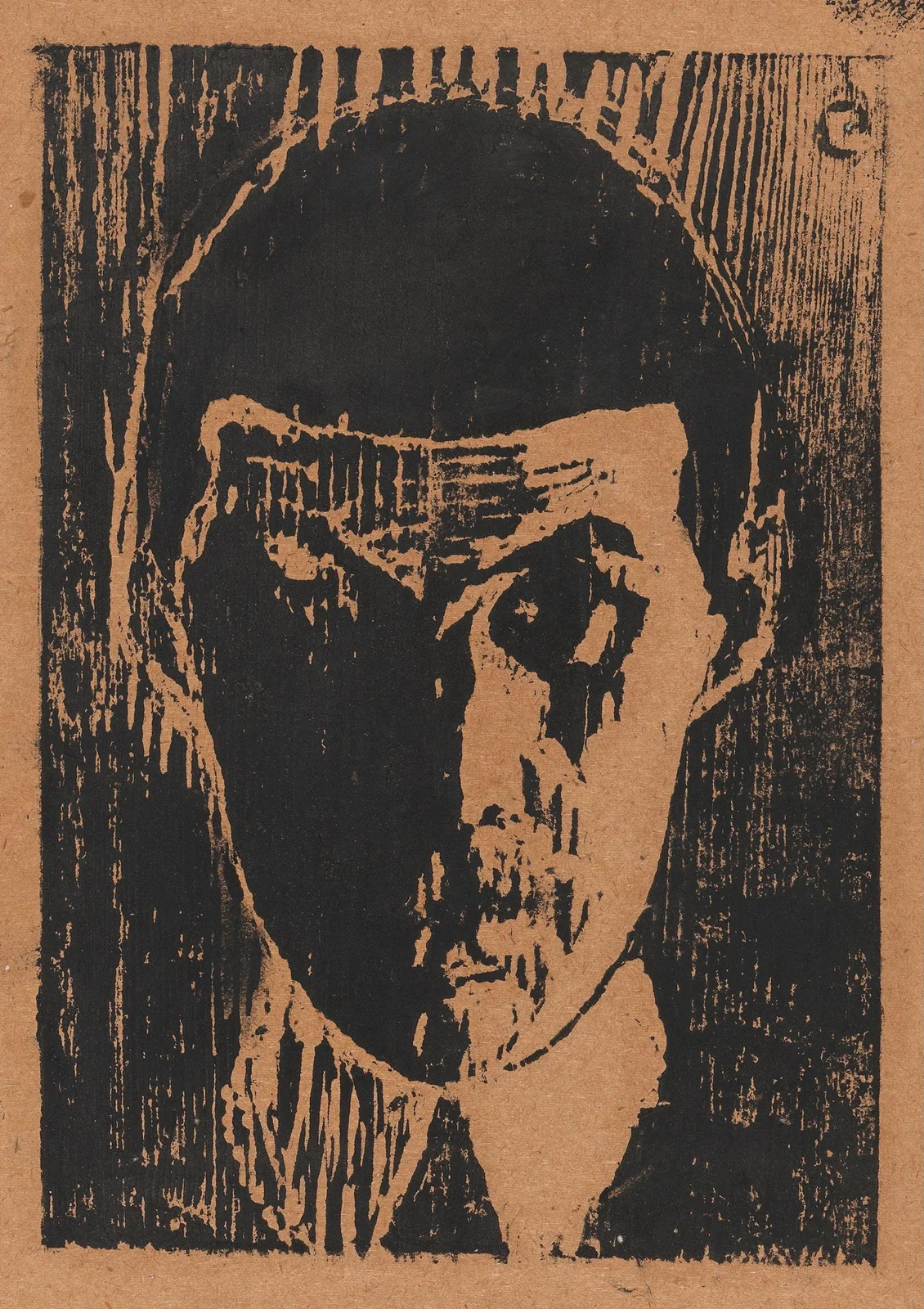 Selvportrett av Ludvig Karsten