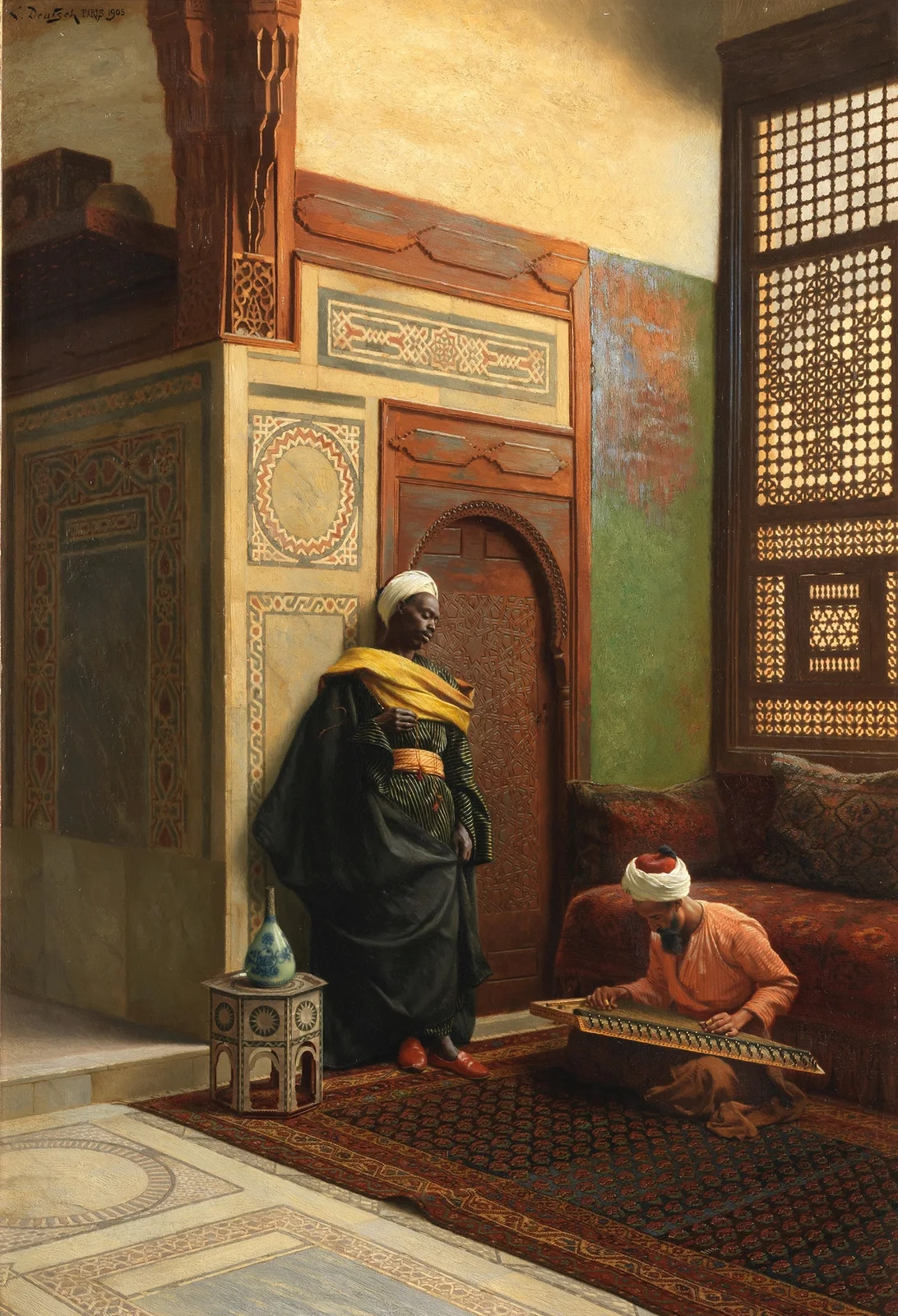 The Qanun Player av Ludwig Deutsch