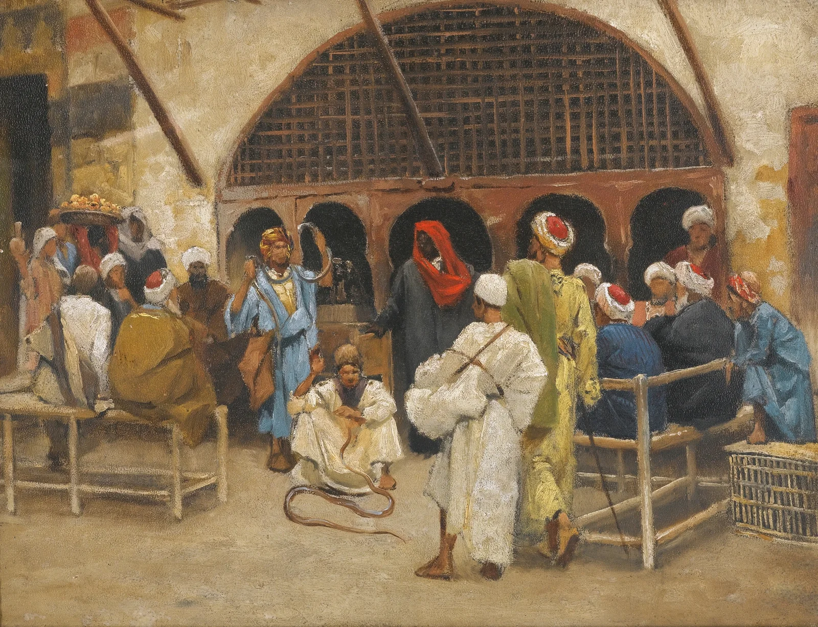 The Snake Charmers av Ludwig Deutsch