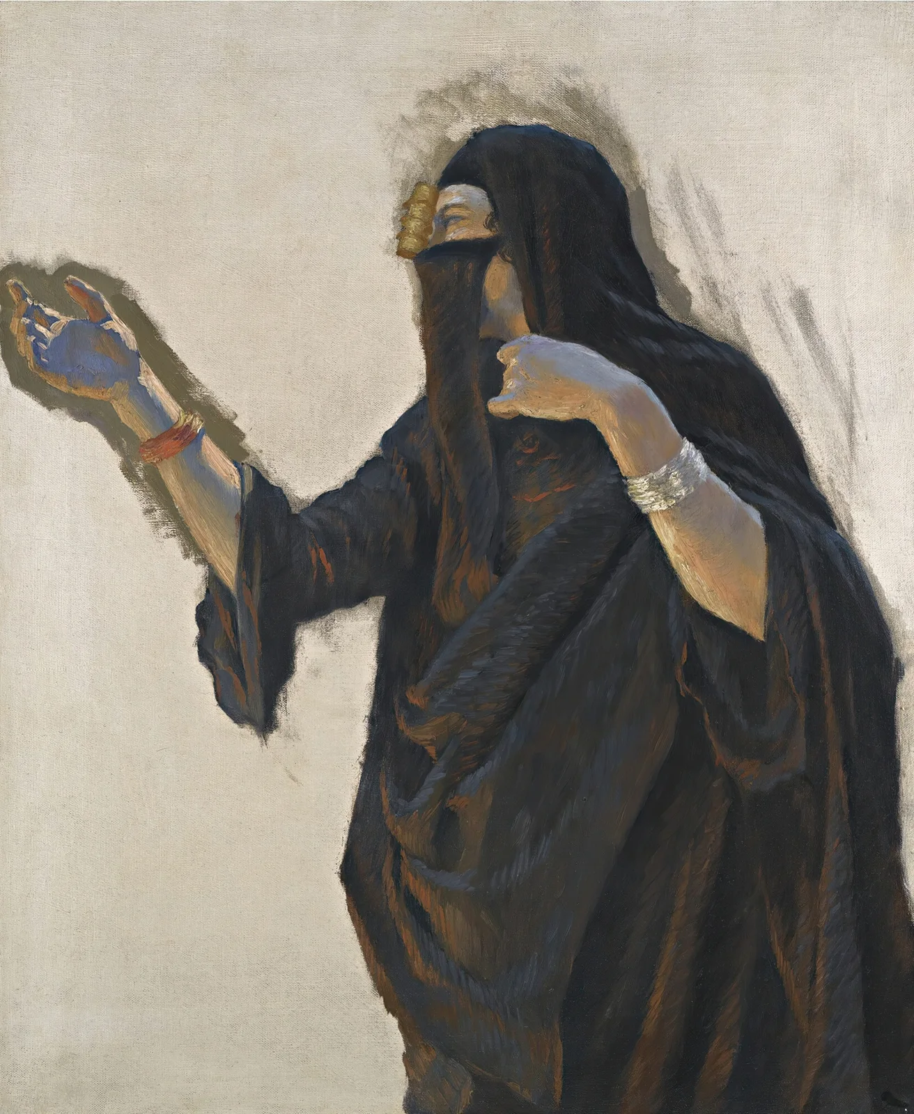 Veiled Lady av Ludwig Deutsch