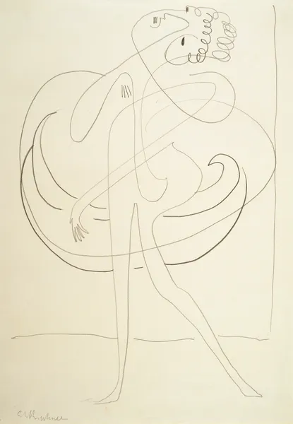 A Dancer av Ernst Ludwig Kirchner