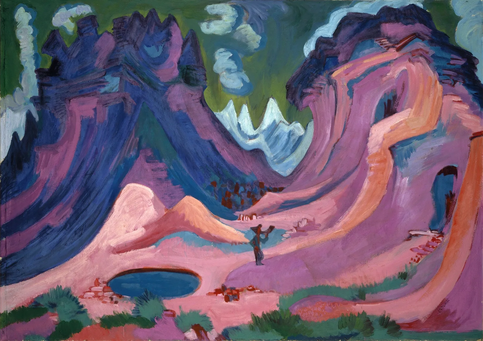 Amselfluh av Ernst Ludwig Kirchner