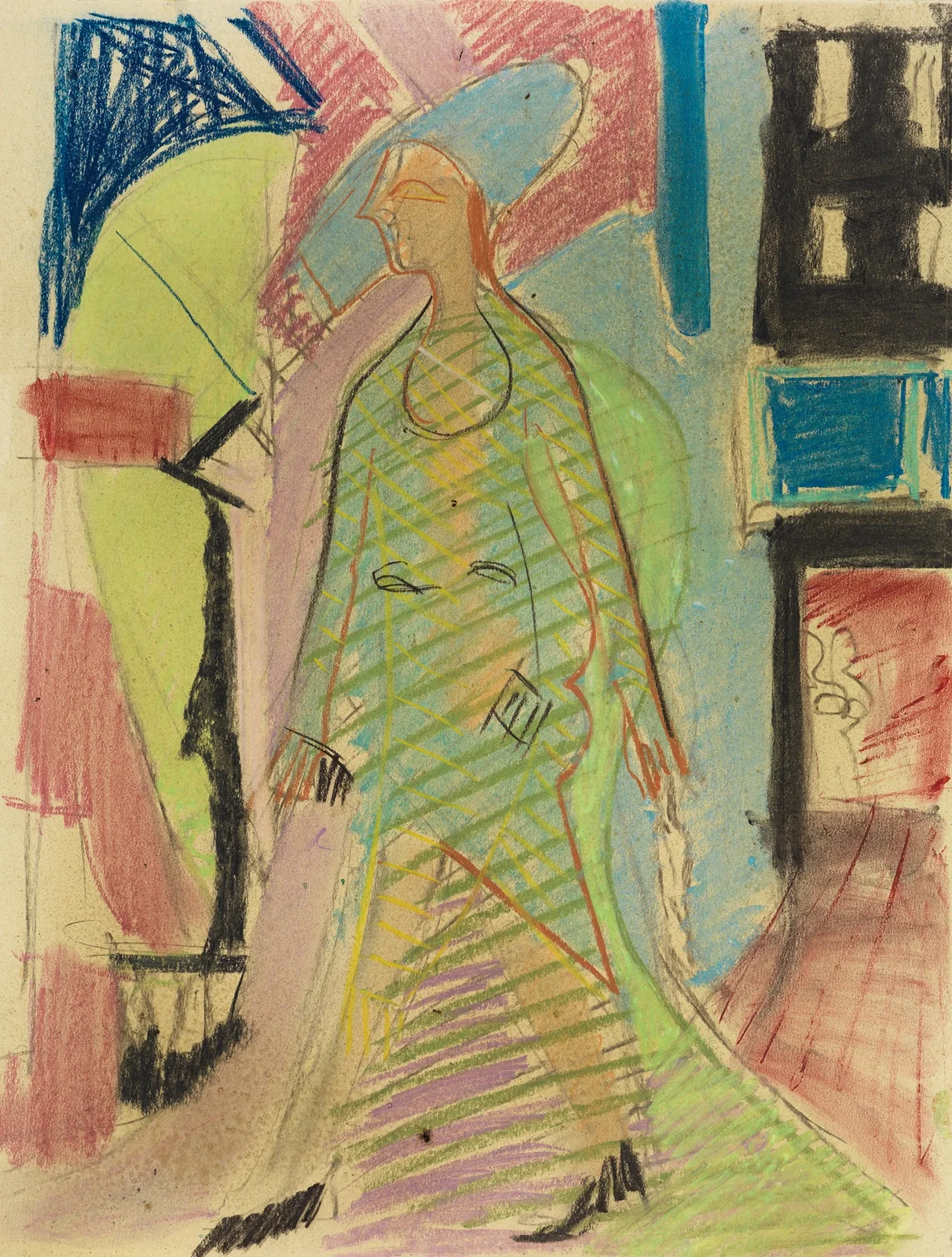 Begegnung av Ernst Ludwig Kirchner