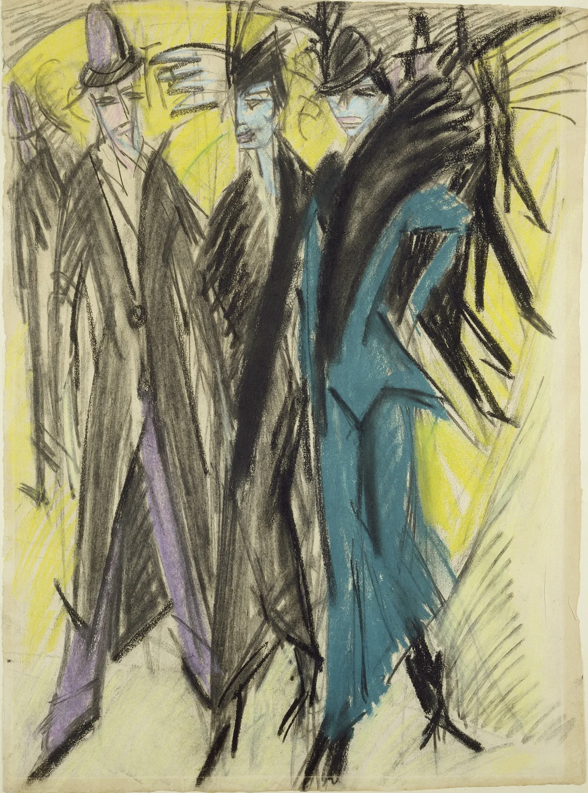 Berlin Street Scene av Ernst Ludwig Kirchner