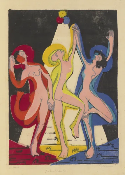 Dance of Colours av Ernst Ludwig Kirchner