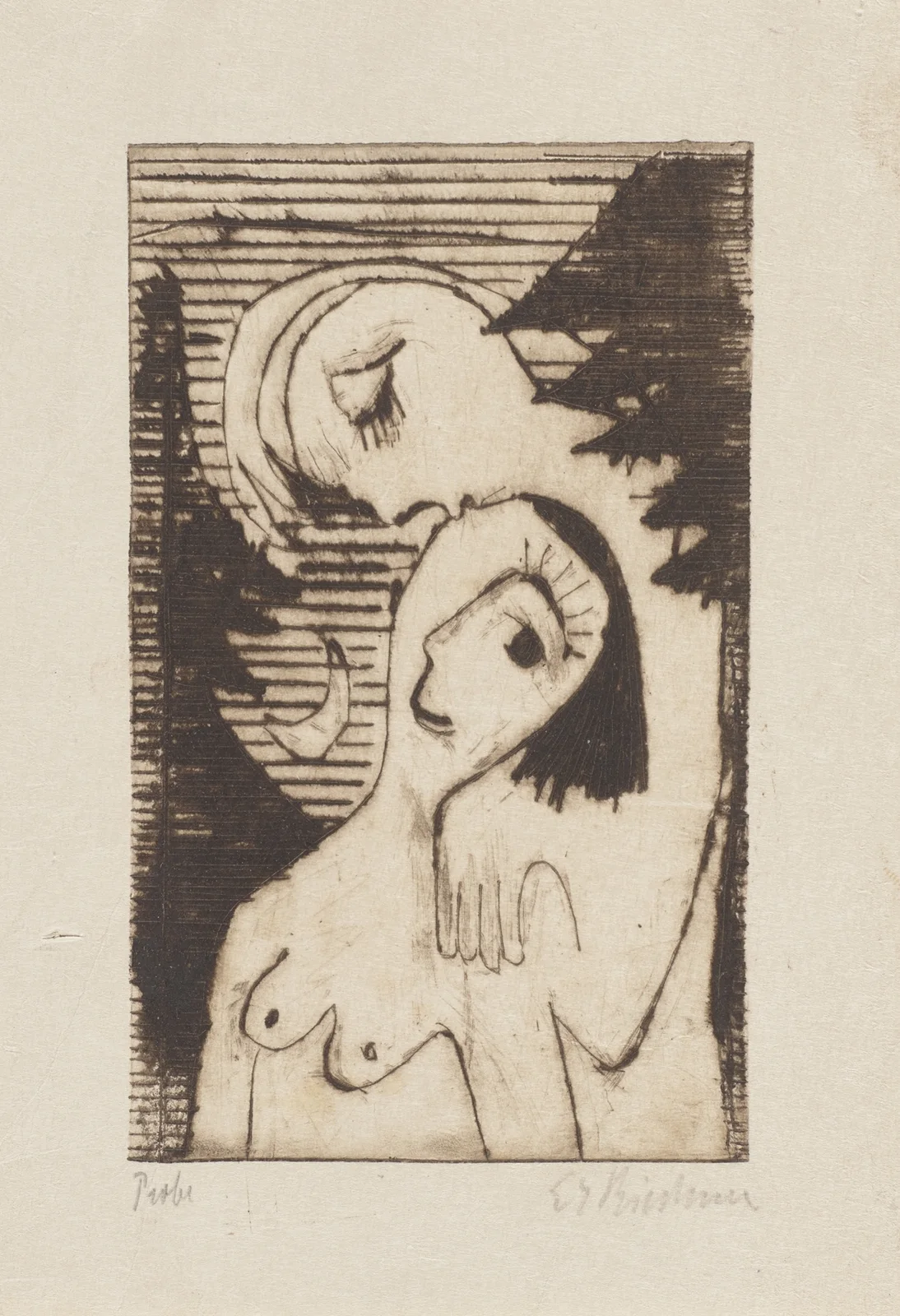 Der Kuss av Ernst Ludwig Kirchner