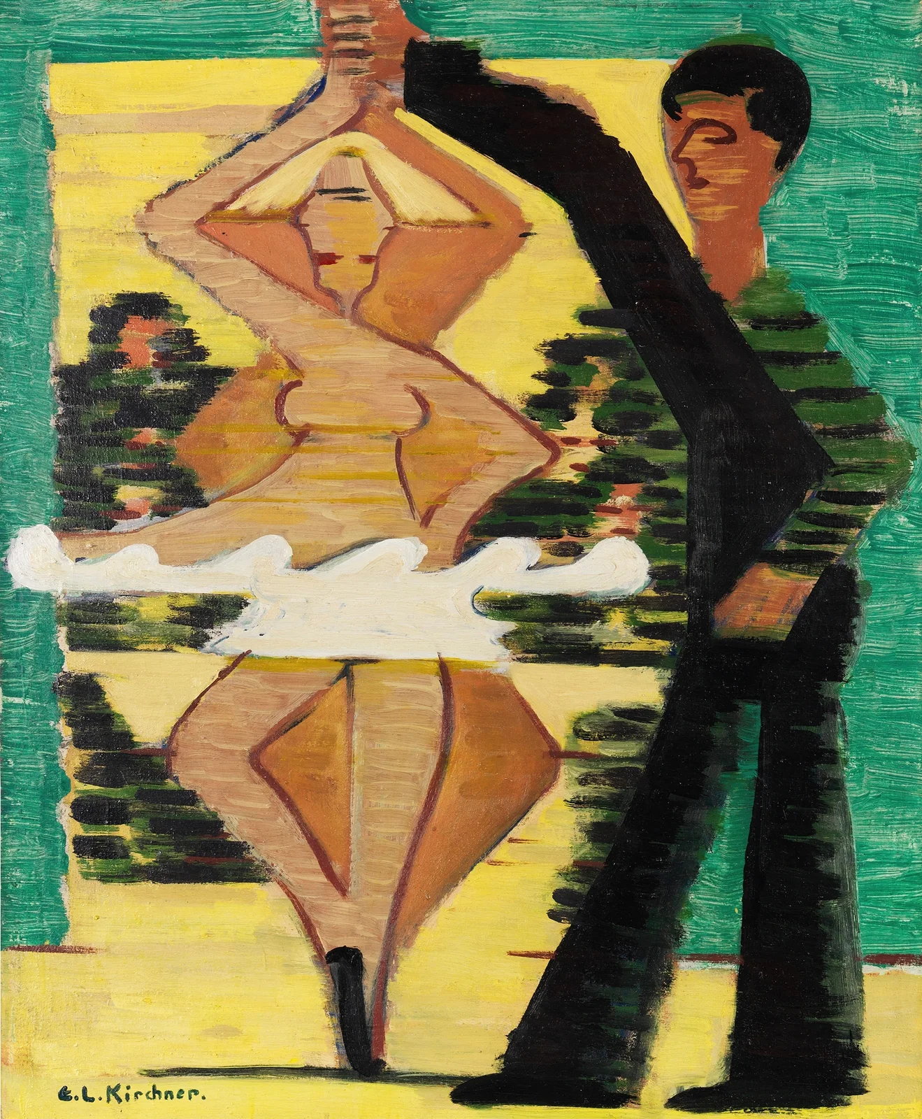 Drehende Tänzerin av Ernst Ludwig Kirchner