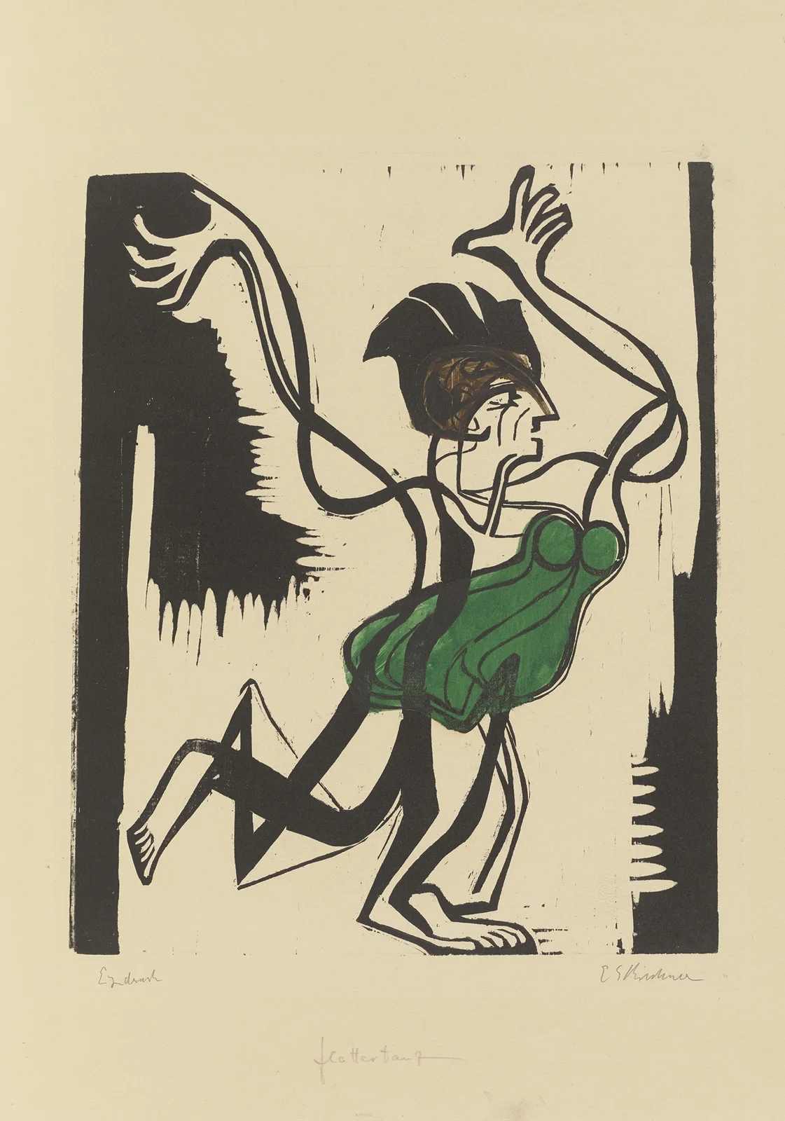 Flattertanz av Ernst Ludwig Kirchner