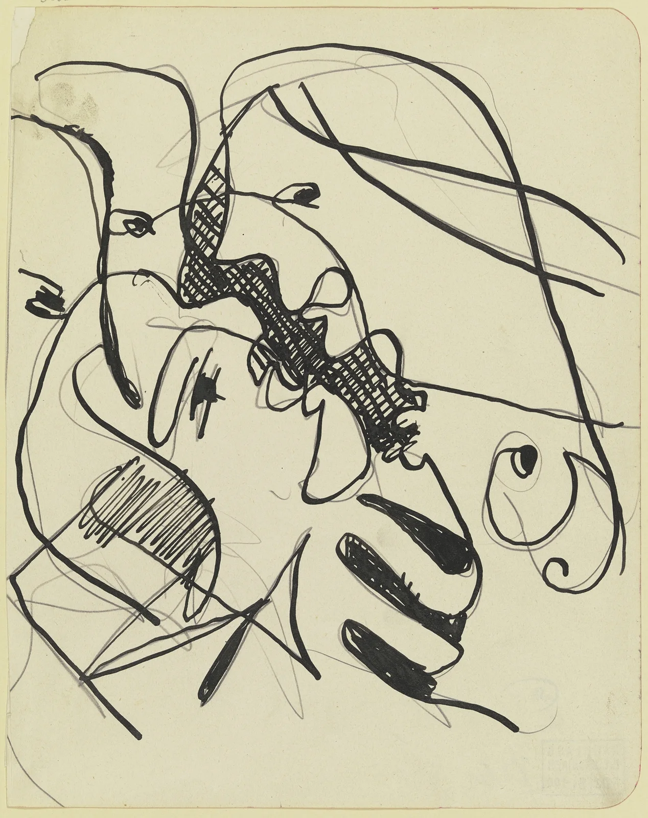 Four heads av Ernst Ludwig Kirchner