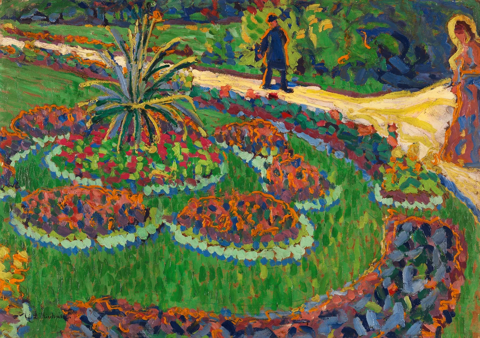 Im Park av Ernst Ludwig Kirchner