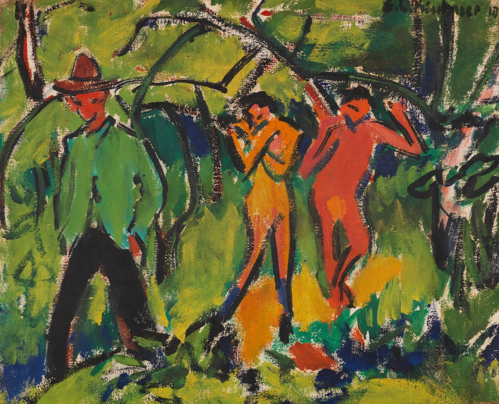Im Wald av Ernst Ludwig Kirchner