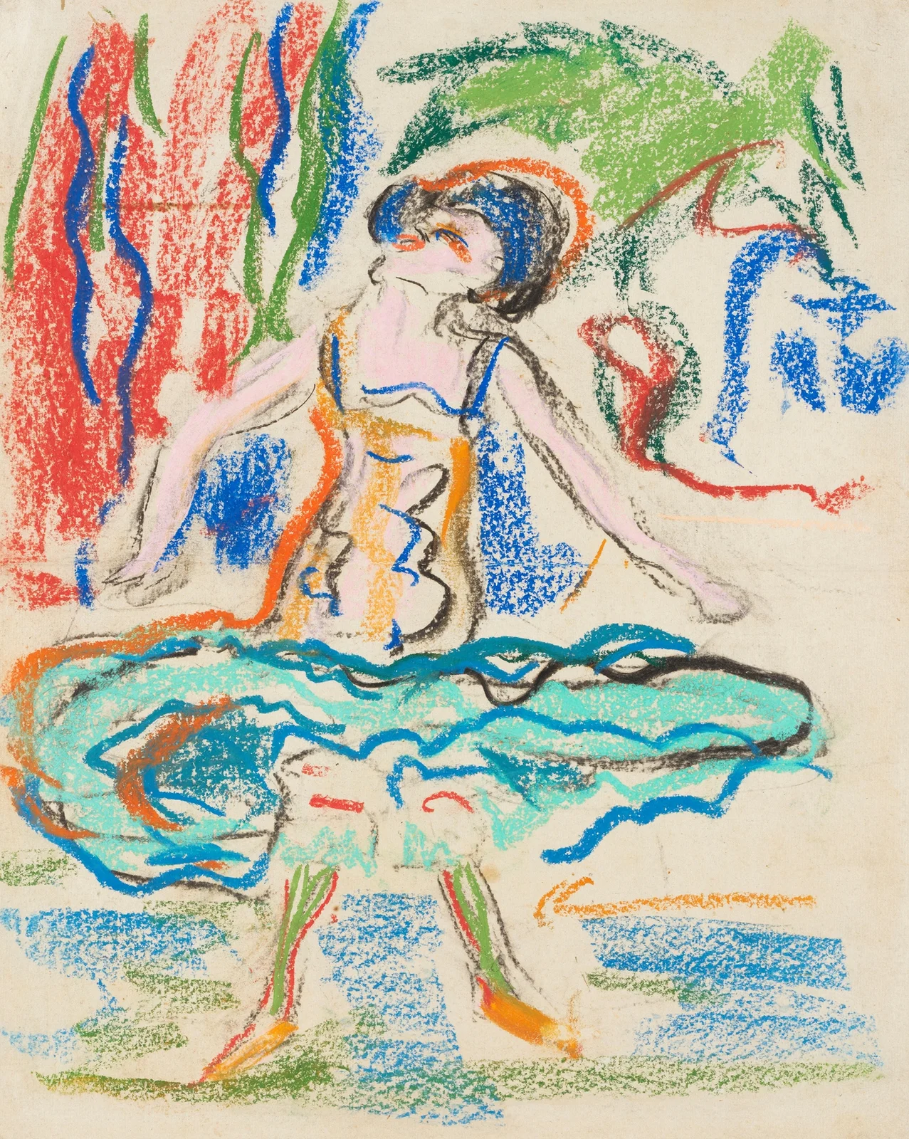Kabarett-Tänzerin av Ernst Ludwig Kirchner