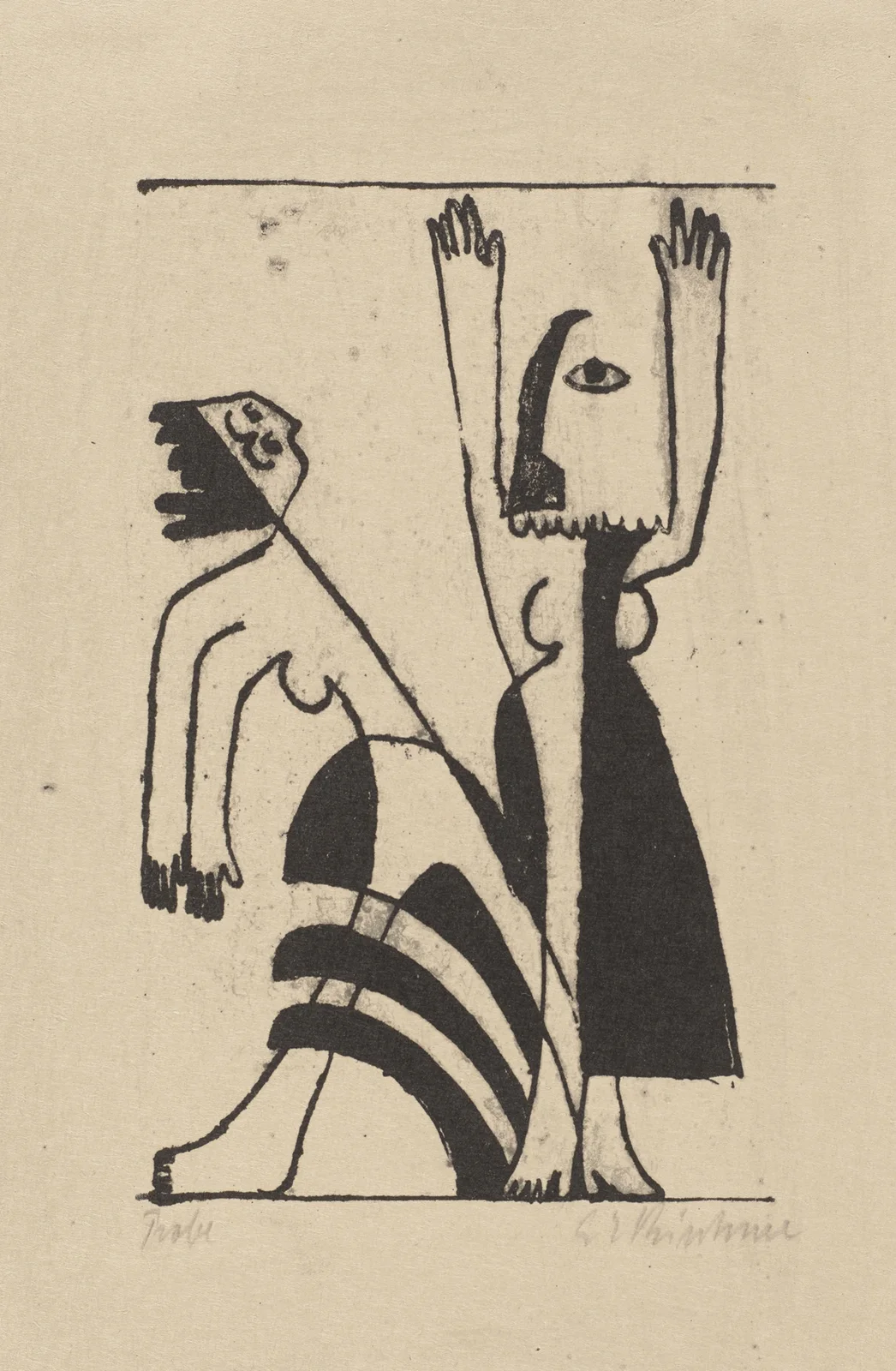 Maskentanz av Ernst Ludwig Kirchner