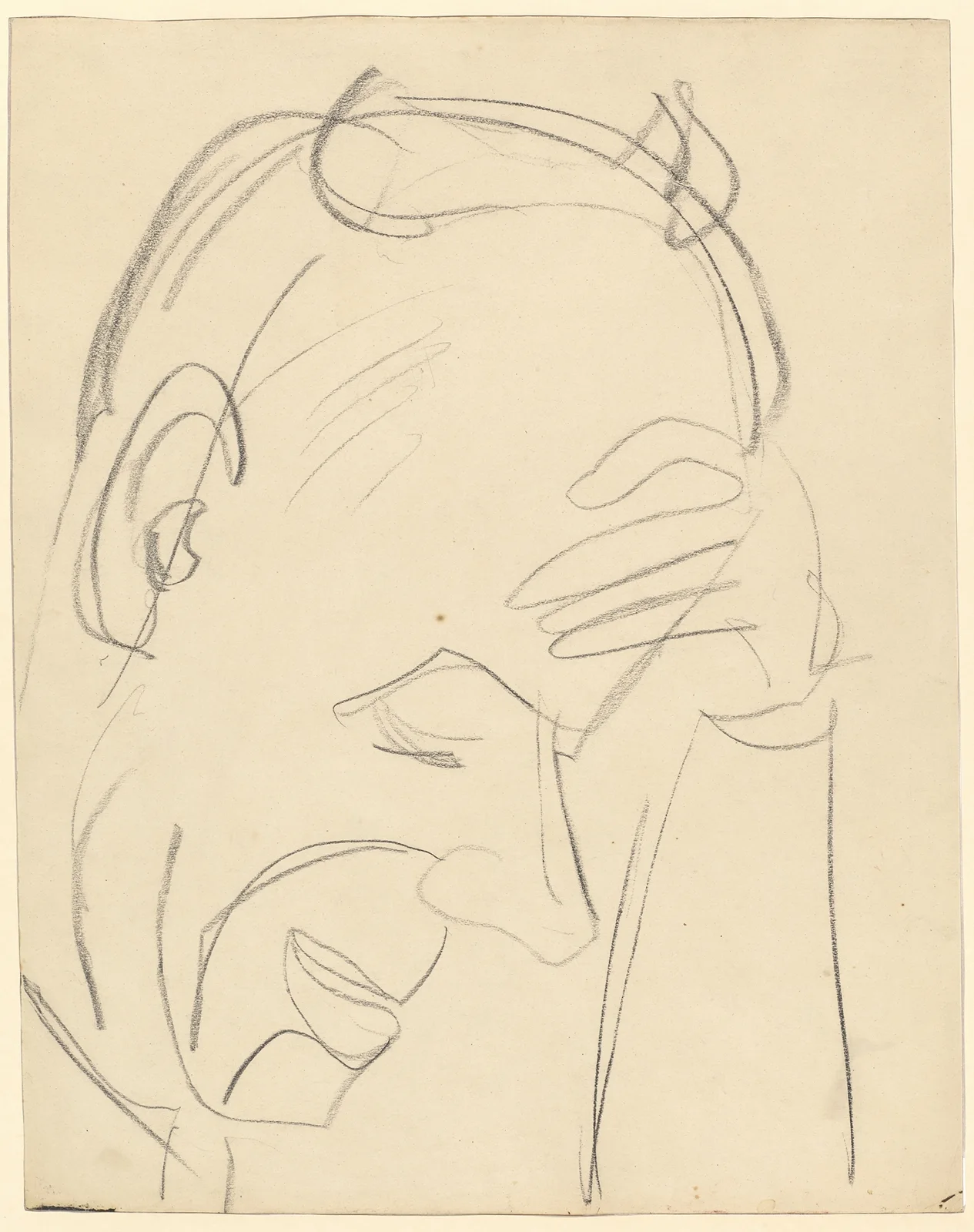 Porträt av Ernst Ludwig Kirchner
