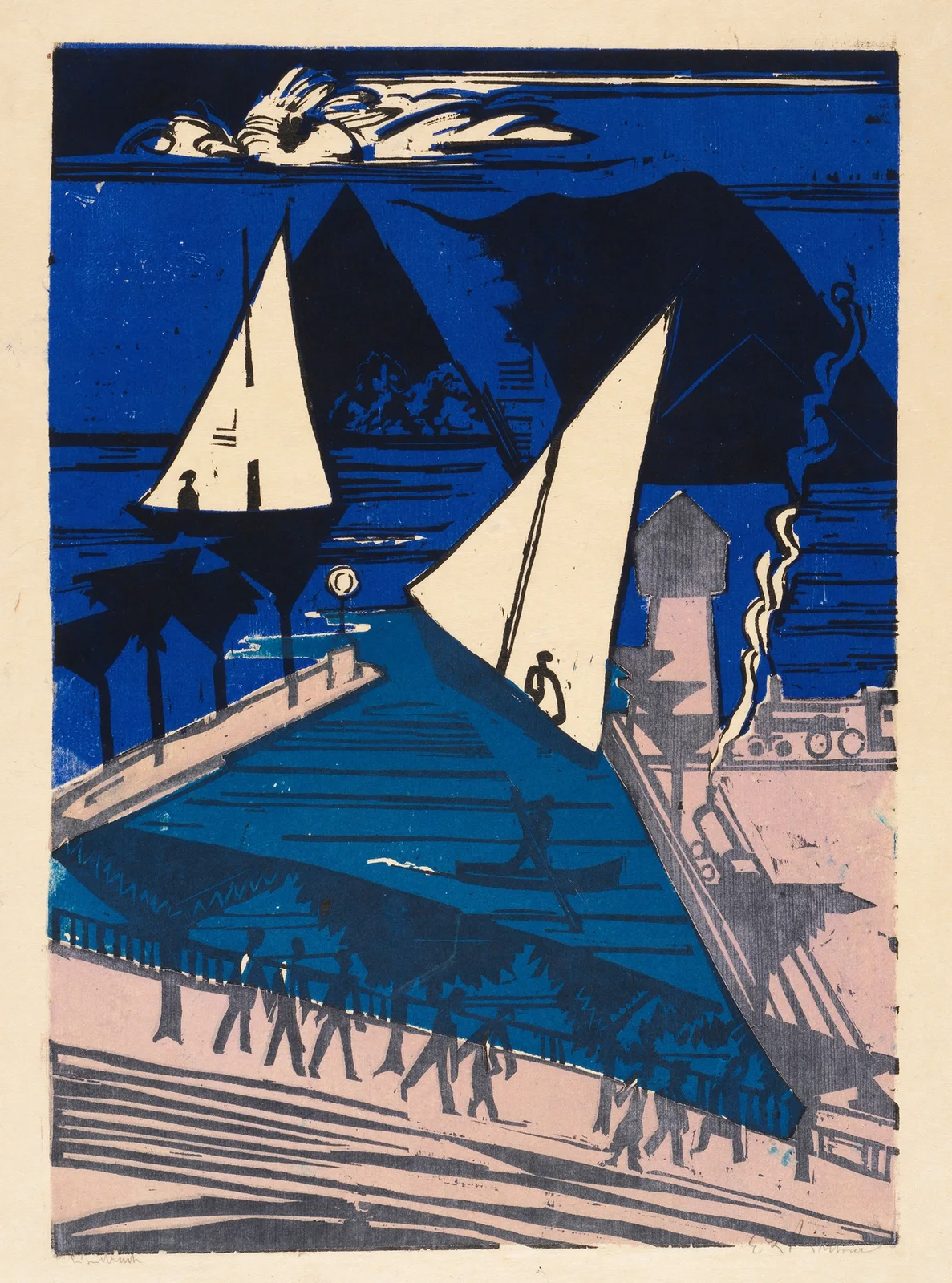 Rapperswil av Ernst Ludwig Kirchner