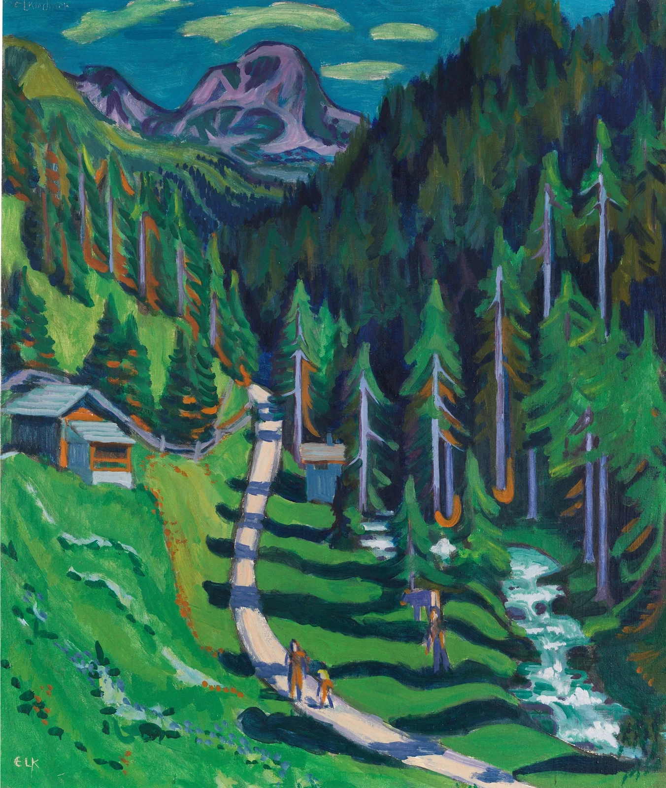Sertigweg av Ernst Ludwig Kirchner