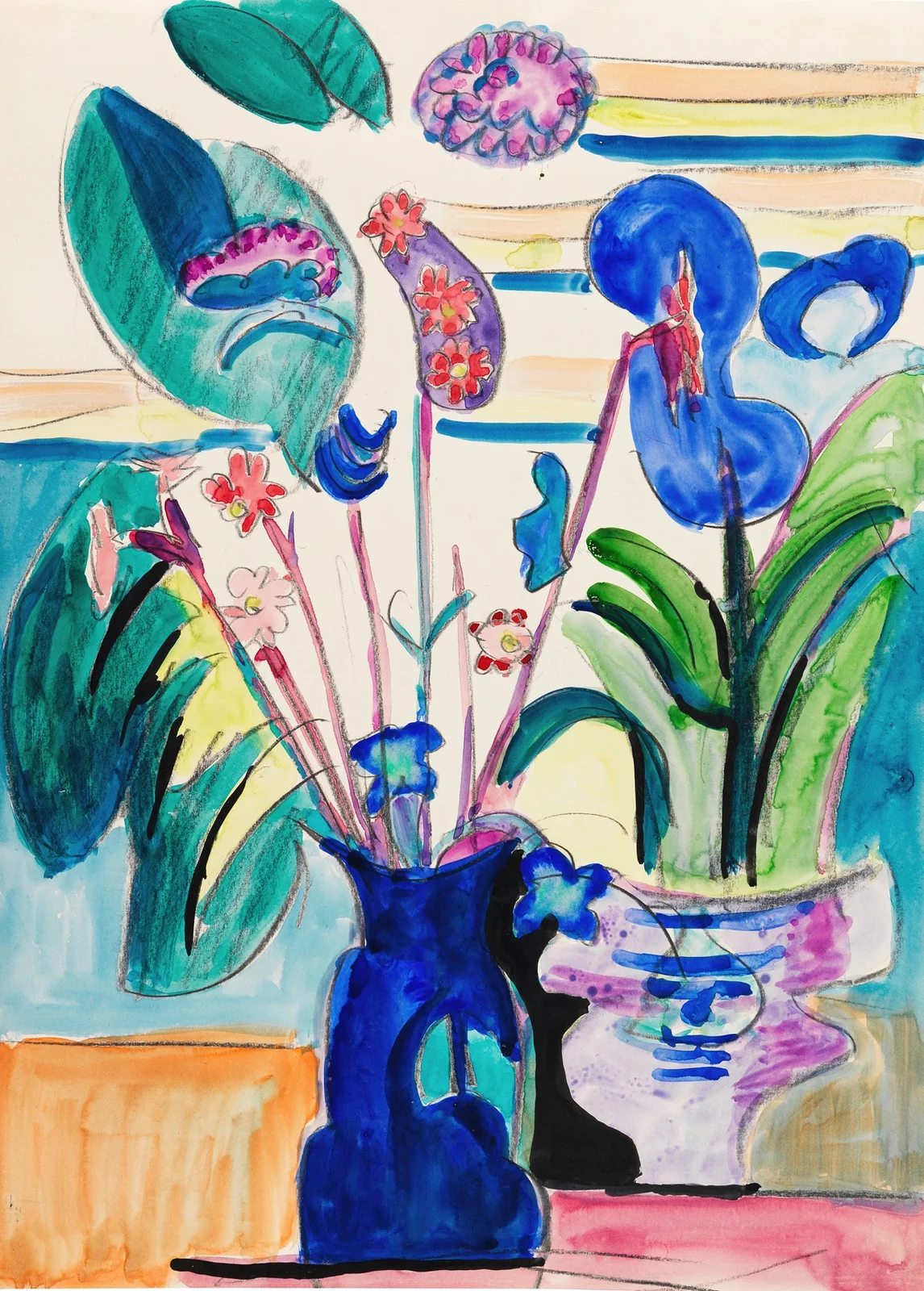 Stillleben mit Calla av Ernst Ludwig Kirchner