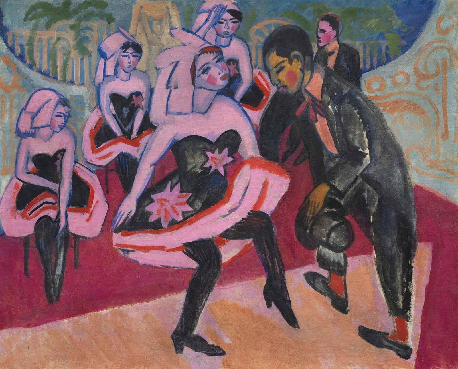 Tanz im Varieté av Ernst Ludwig Kirchner