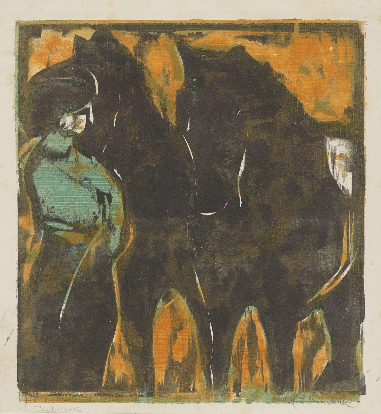 Tattersall av Ernst Ludwig Kirchner