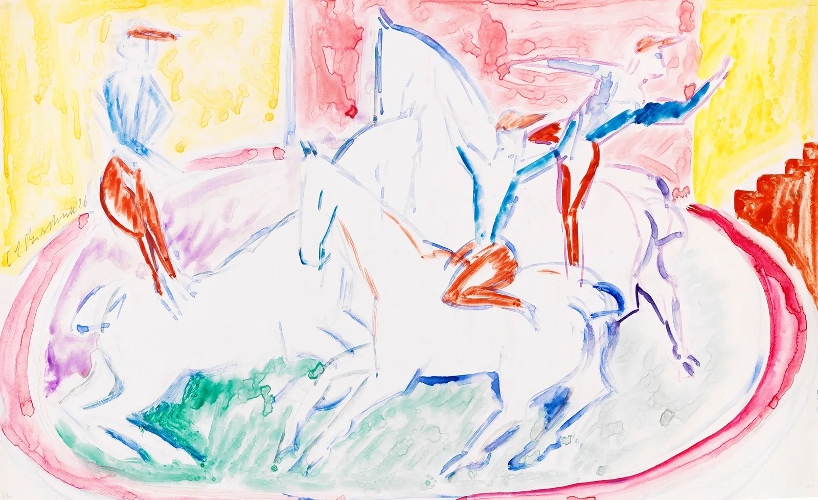 Zirkus av Ernst Ludwig Kirchner