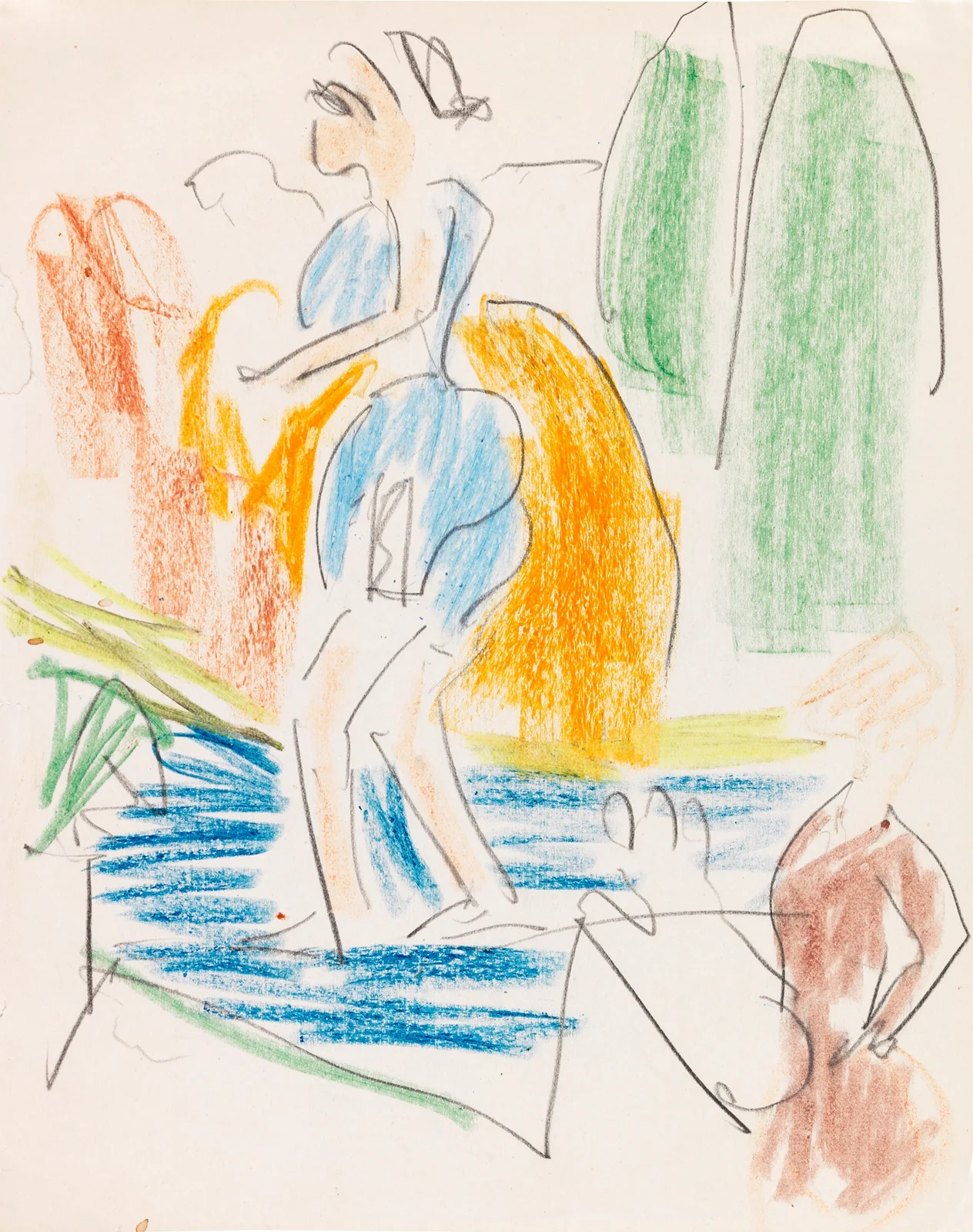 Zirkusszene av Ernst Ludwig Kirchner