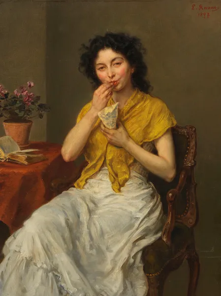 Die Naschkatze av Ludwig Knaus
