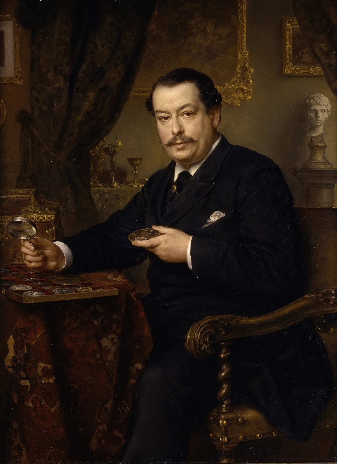 The banker Itzinger av Ludwig Knaus