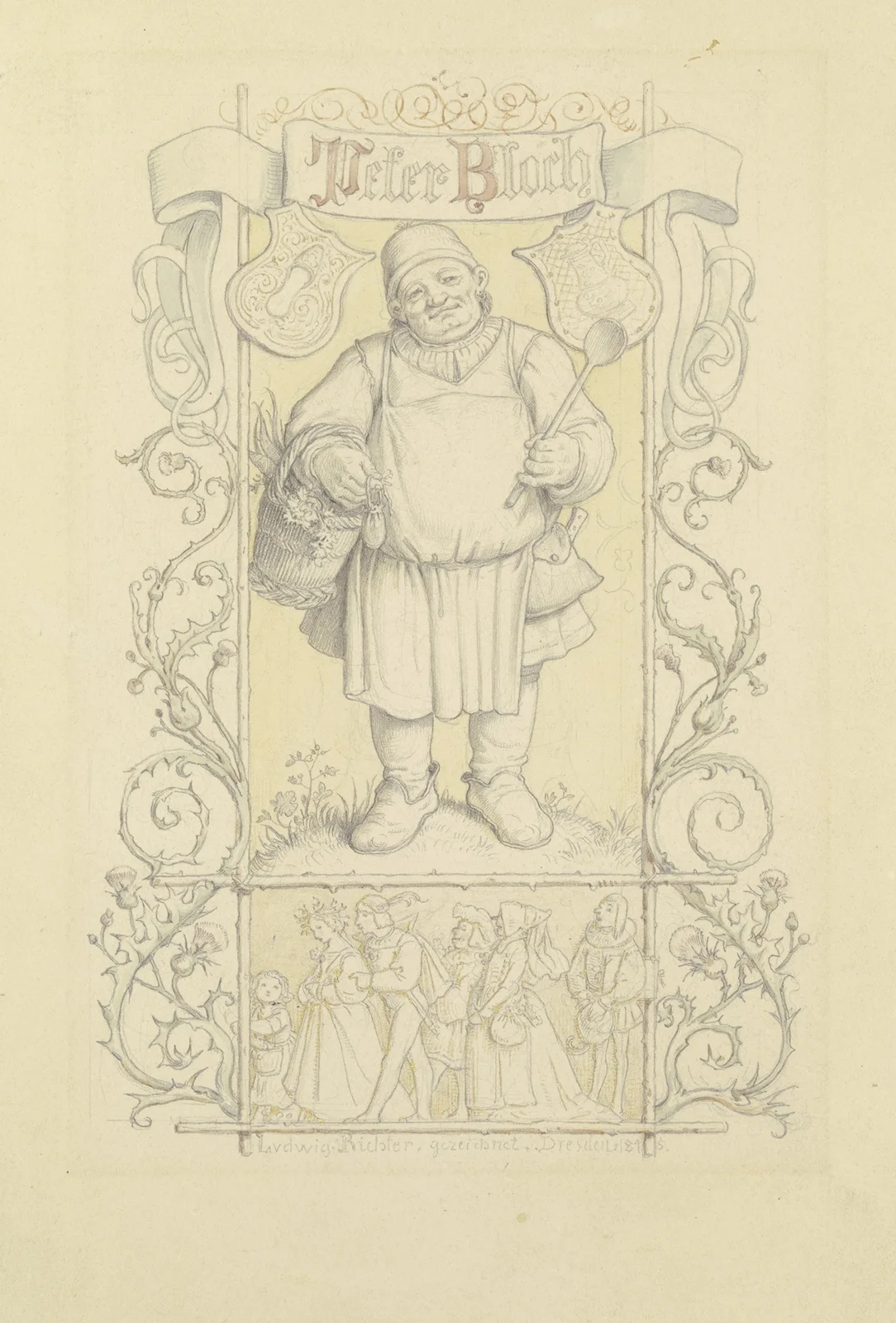 Peter Bloch av Adrian Ludwig Richter