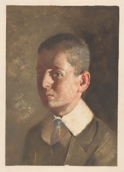 Portrait of a boy, 1878 – nr 1 av Hendrik Maarten Krabbé