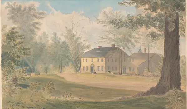 The Wayside Inn Sudbury Masstts av James Madison Alden